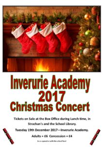 Christmas concert poster 2017